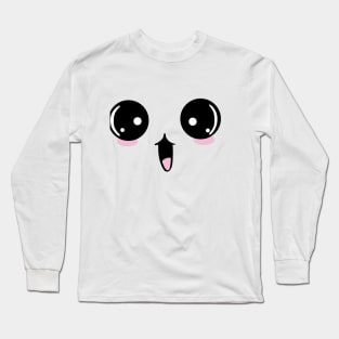 Kawaai Face Long Sleeve T-Shirt